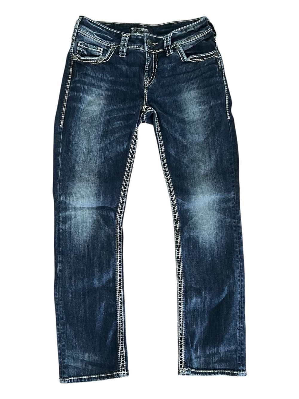 Silver Jeans Suki Straight mid rise curvy fit